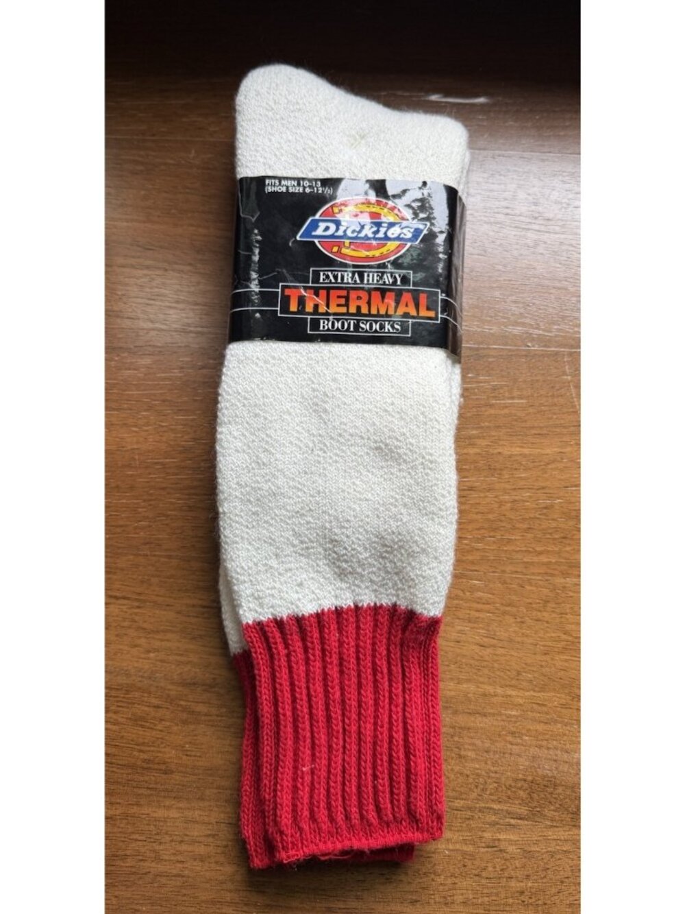 Deadstock Vintage 90s Dickies Extra Heavy Thermal Boot Socks USA Mens 10-13